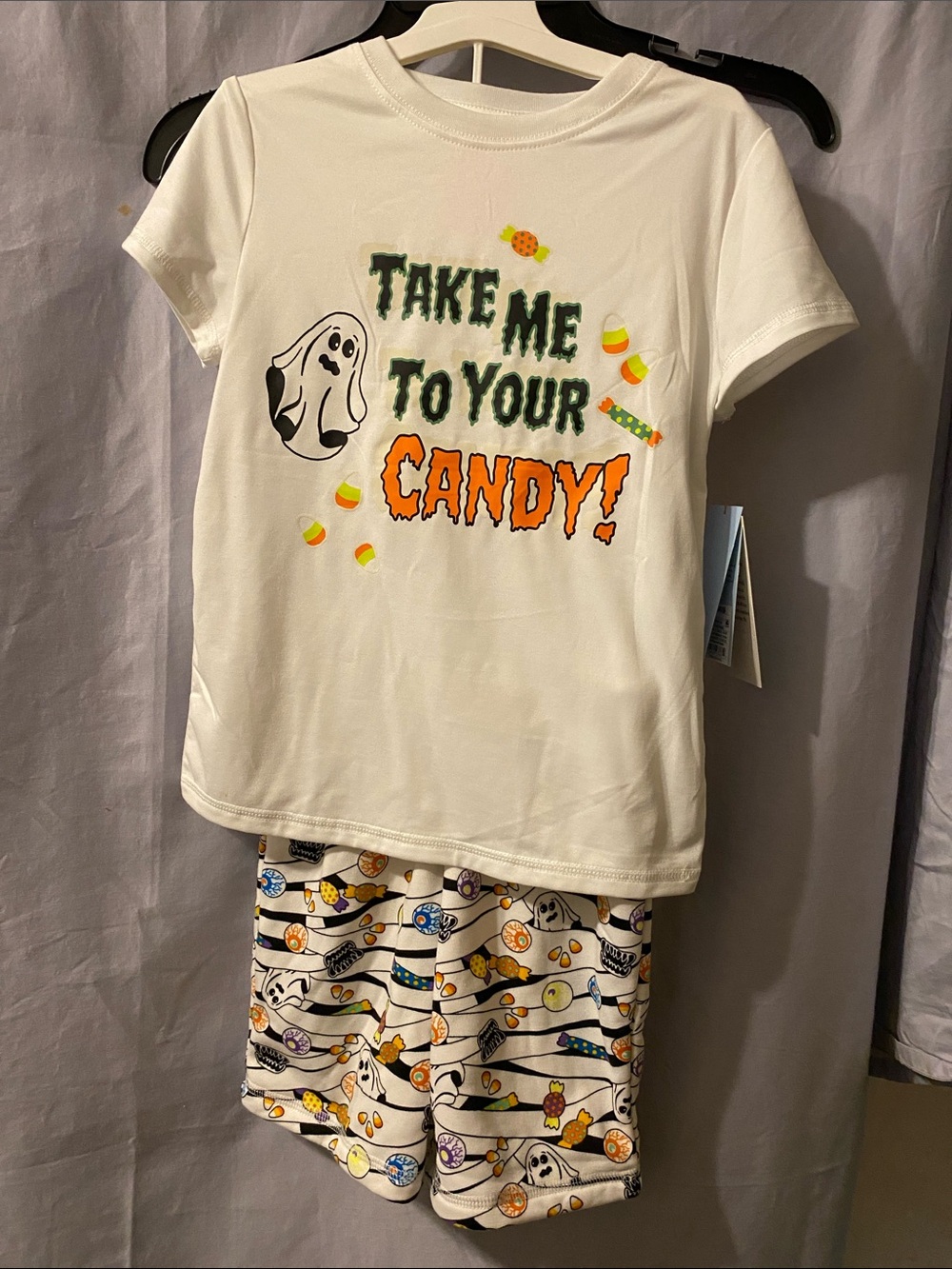 Cat & Jack White 'Take Me To Your Candy' Halloween Costume Set